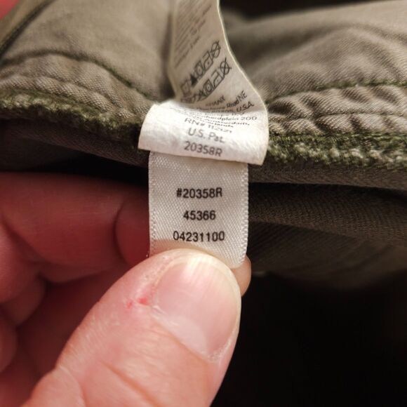 Spanx Stretch Twill Shorts Womens Size XL Green Chino Retro Style 6" Inseam - Picture 9 of 15